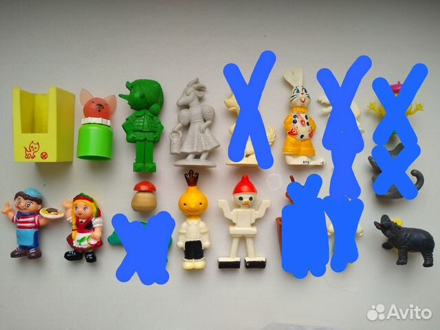 Фигурки колкий пластик СССР