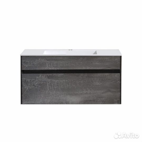 Тумба с раковиной Vincea Chiara VMC-2C100GS Серый