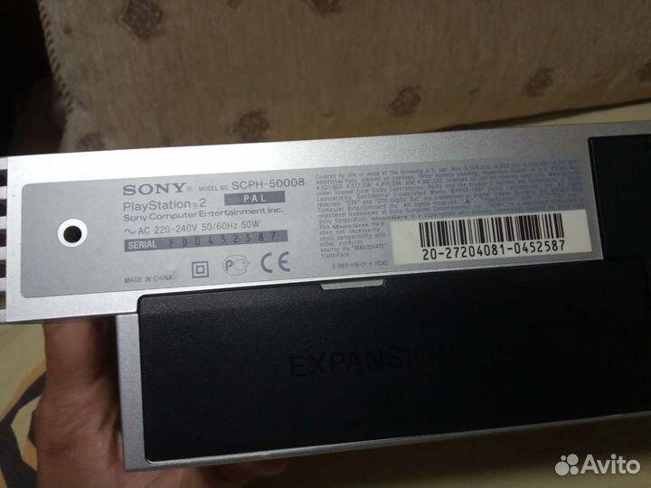 Sony PS2 серебрянная