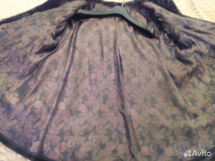 Мутоновая шуба р.68/170 шоколад Золотое Руно