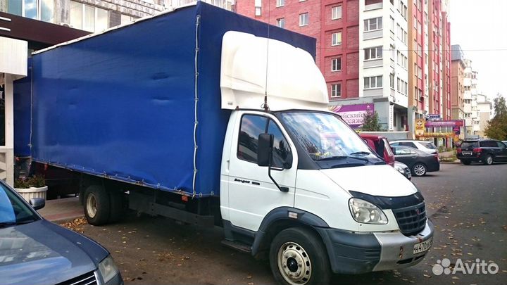 Грузоперевозки до 5 тонн, до 8 метров, 45 кубов