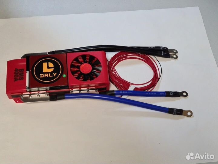 Плата контроля BMS lifepo4 16S 48V 400A Fan