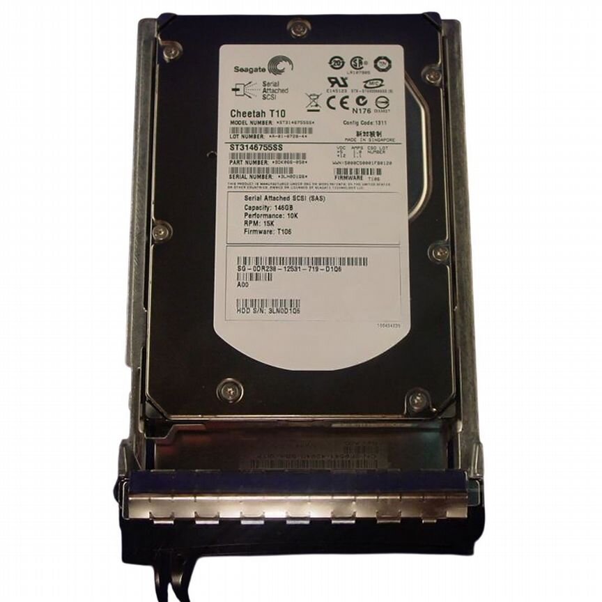 [0DR238] Жесткий Диск Dell Dr238 146gb Sas 3,5" Hdd