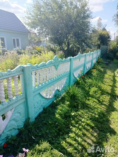 Бетонный забор из секций