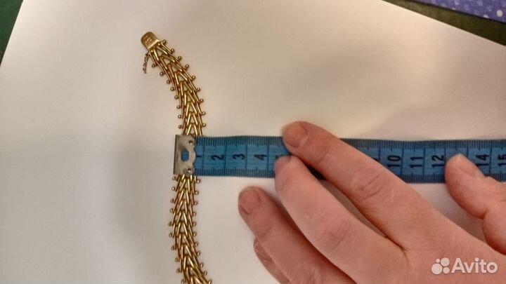 Золотой женский браслет