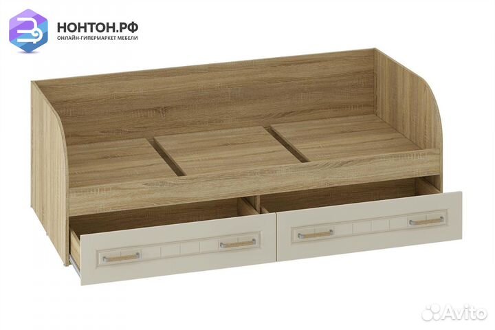 Кровать детская Маркиза кр-01 light сонома / крем