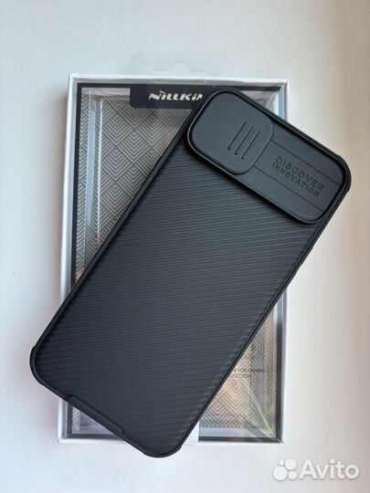 Чехол на iPhone 14 plus сёрный оригинал