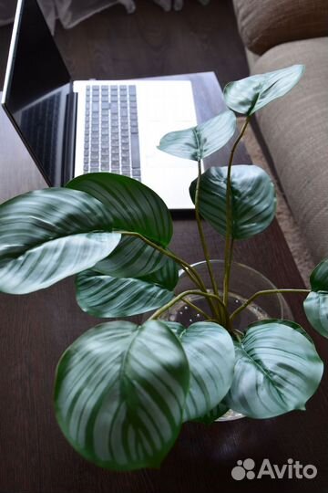 Искусственные растения в горшках