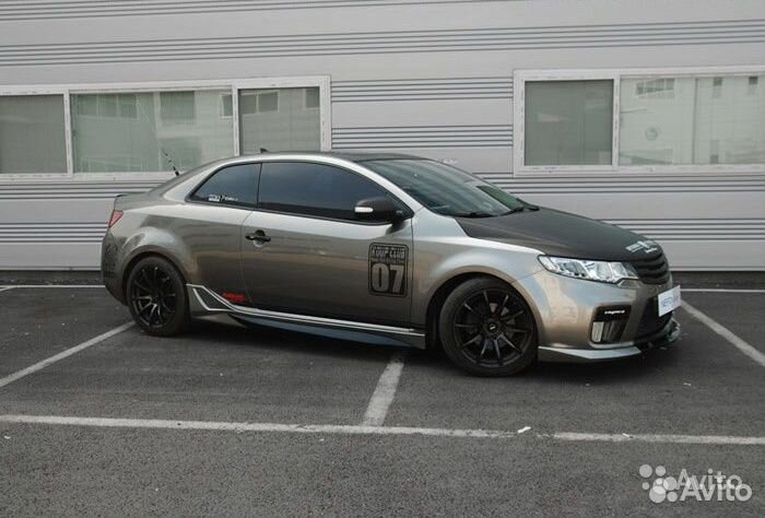 Накладки на пороги Kia Cerato Forte Купе