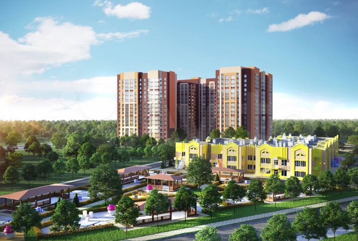 2-к. квартира, 57 м², 12/16 эт.