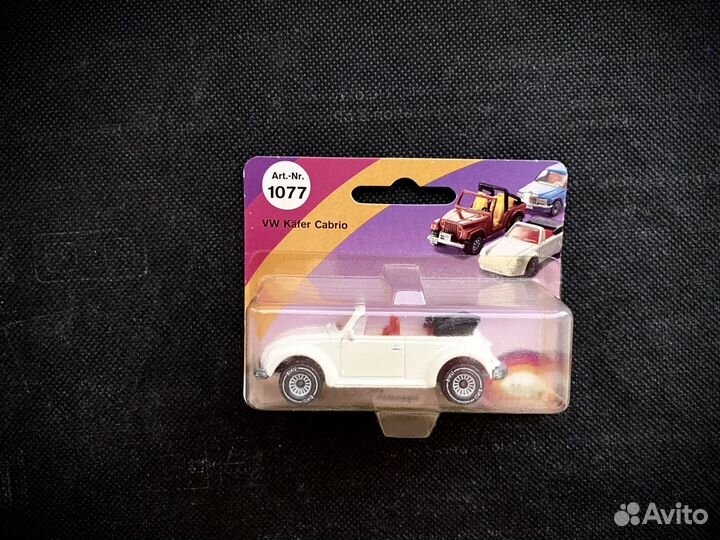 Модель siku Volkswagen Kaefer Cabrio Германия 70-е