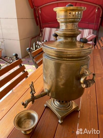 Самовар Баташев с медалями антиквар