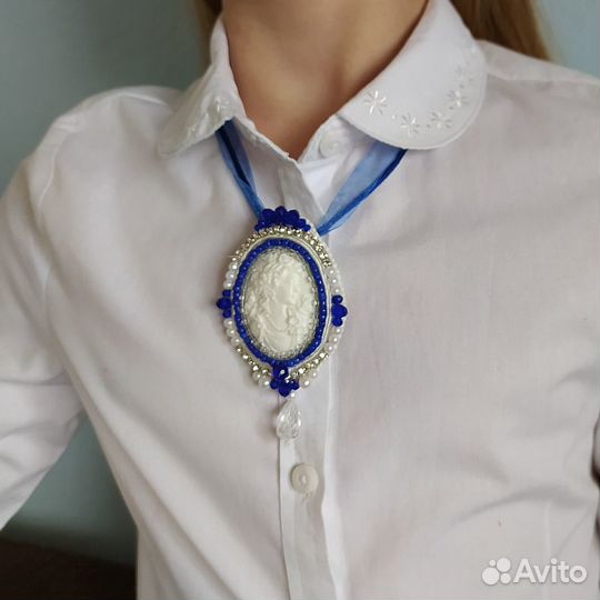 Брошь - кулон Камея