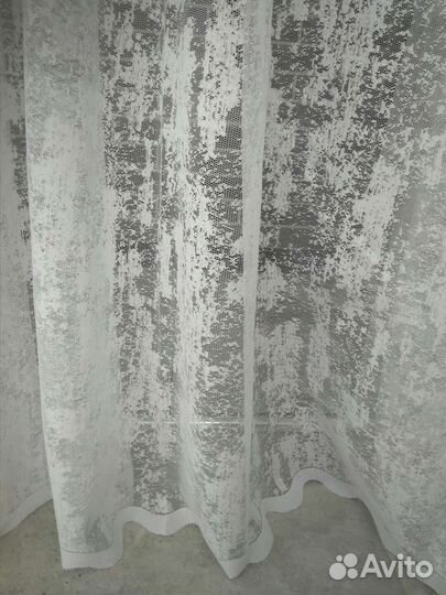 Тюль готовый новый