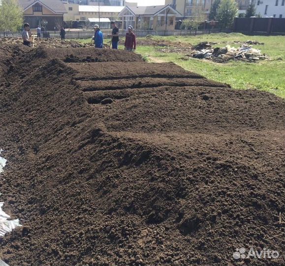 Щебень, грунт, песок, земля
