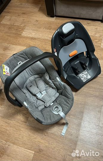 Автолюлька cybex aton Q с базой isofix