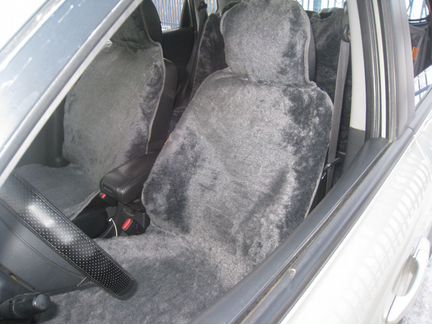 Меховые накидки на задние сидения и передние компл