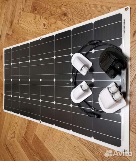 Гибкие панели 100w можно с набором для подключения