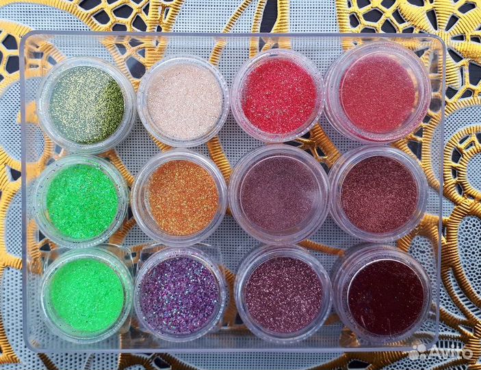 Блестки, украшения для дизайна и творчества