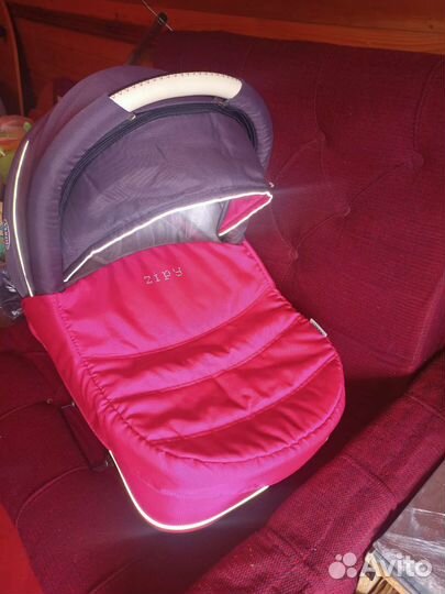Люлька и автолюлька от коляски Zipy Verdi 3 в 1