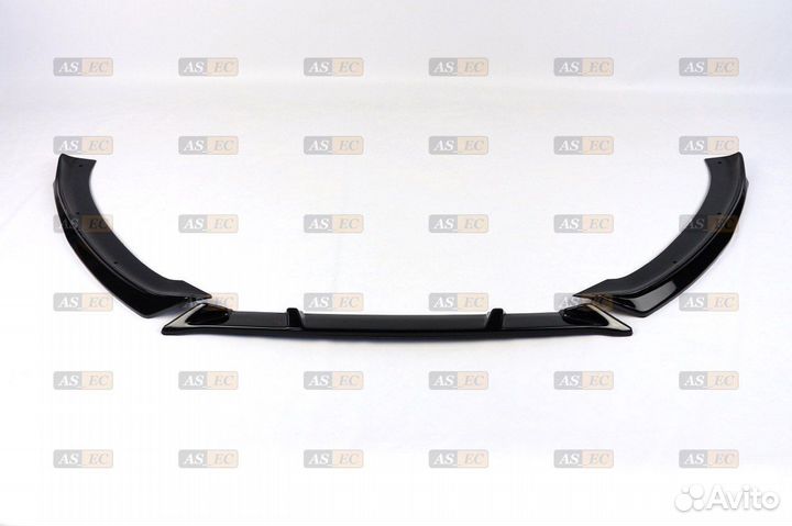 Веста губа - Сплитер Барс чёрный глянец