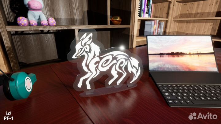 Тотемное животное Волк и Лис постамент (есть еще)