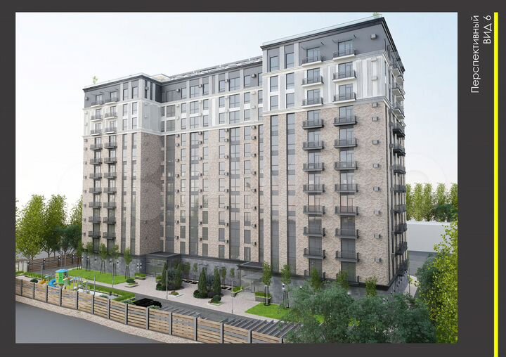 1-к. квартира, 43,4 м², 12/12 эт.