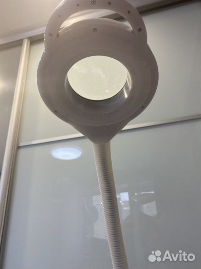 Лампа лупа напольная