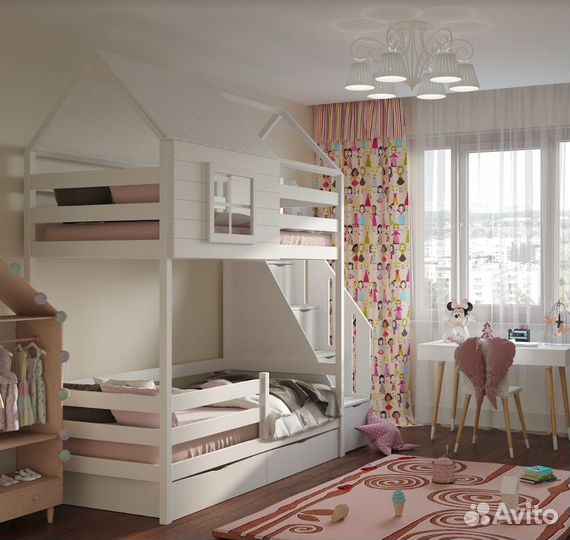 Кровать для двоих детей от прадо