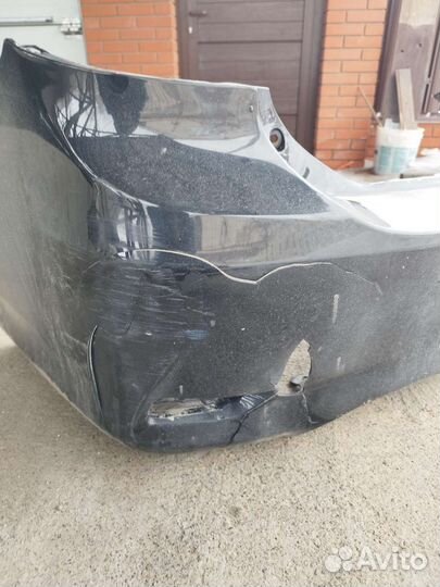 Бампер задний toyota corolla 150 рестайлинг