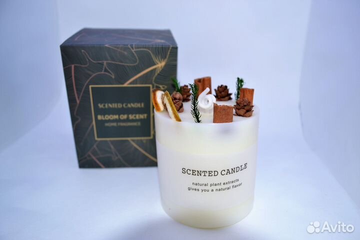 Свеча ароматическая интерьерная, аромасвеча