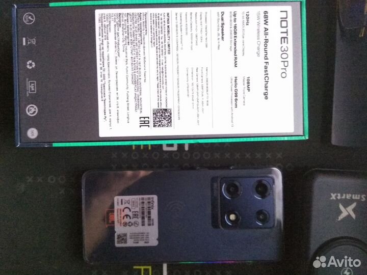 Новый Телефон infinix note 30 PRO 8/256Gb