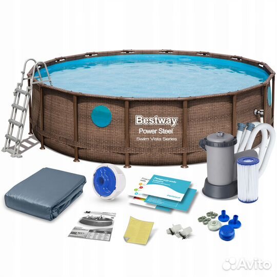 Каркасный бассейн 488х122