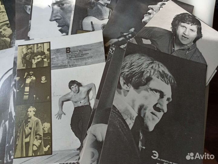 Высоцкий набор открыток