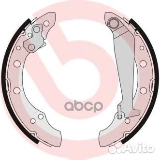 Колодки тормозные барабанные задн. audi 80 (89