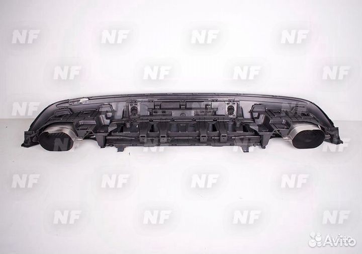 Диффузор с насадками 63 AMG Mercedes W205 Coupe