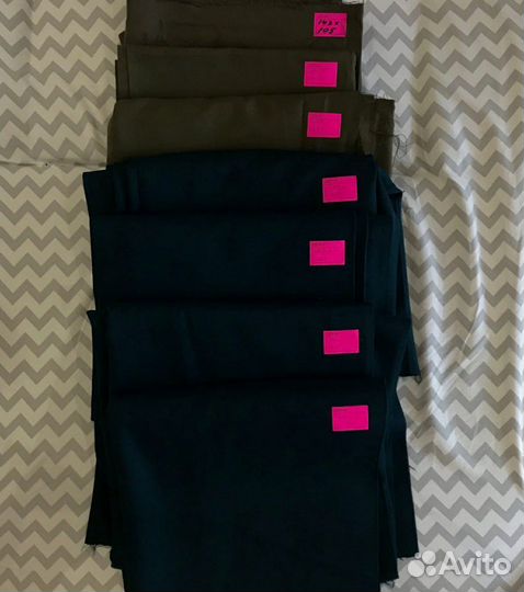 Отрезы ткани СССР полушерстяная, военная