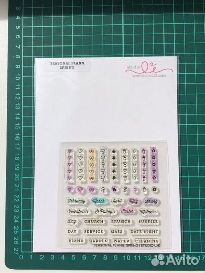 Штампы для скрапбукинга и планирования