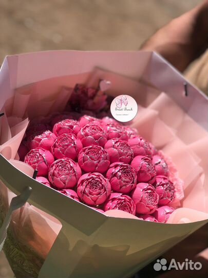 Букет из шоколадных цветов