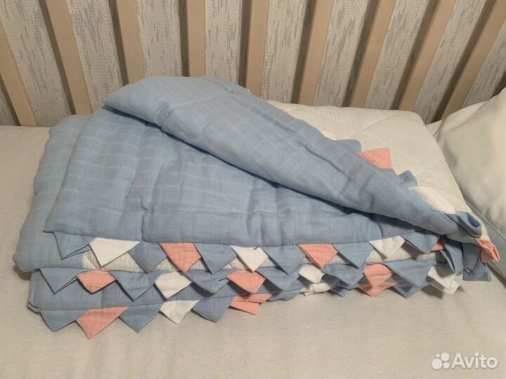 Тёплое муслиновое одеяло