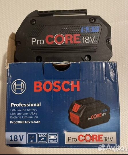 Аккумулятор Bosch procore