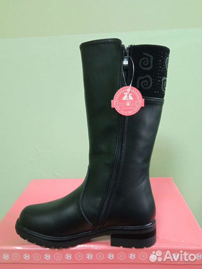 Сапоги зимние детские,натуральная шерсть.Раз.37,38