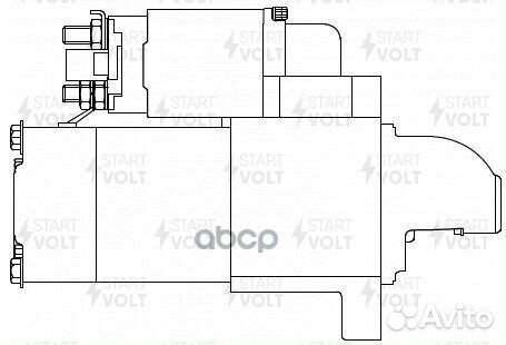 Стартер Hyundai H-1/Starex (07) 2.5D 2,2кВт LS