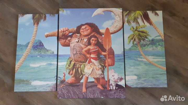 Постер на холсте. Моана