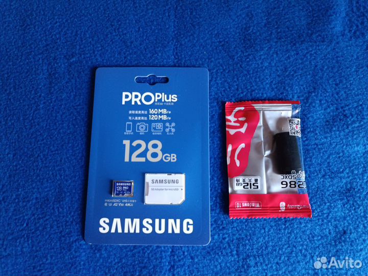 Карта памяти microsdxc Samsung Pro Plus - 128 Gb