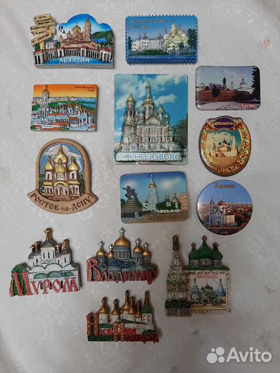 Магниты из разных стран и городов