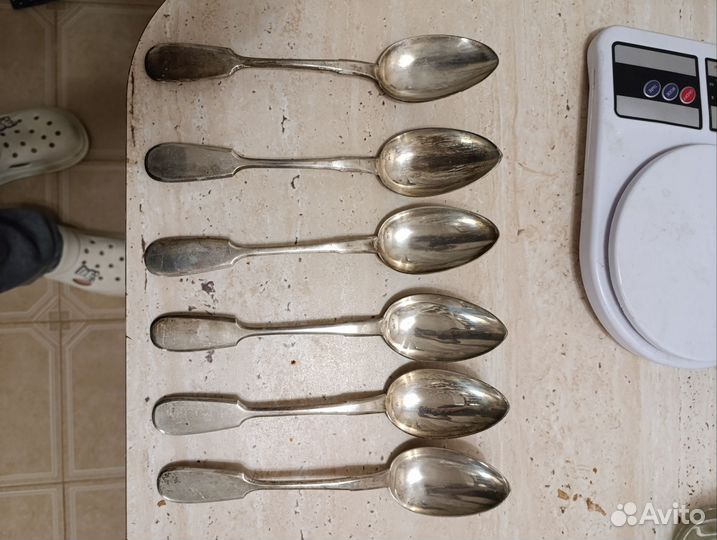Ложки серебро 84 проба