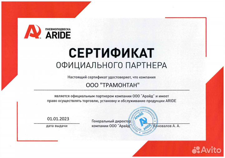 Пневмоподвеска Дукато Ducato усиленная задняя ось