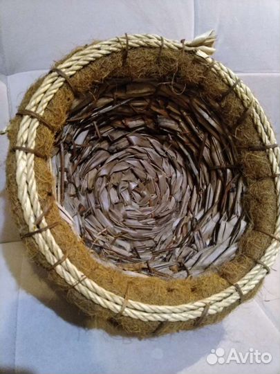 Корзина из кокоса