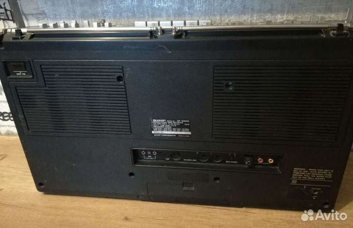 Магнитола Sharp 9494H Япония, Прекрасный звук
